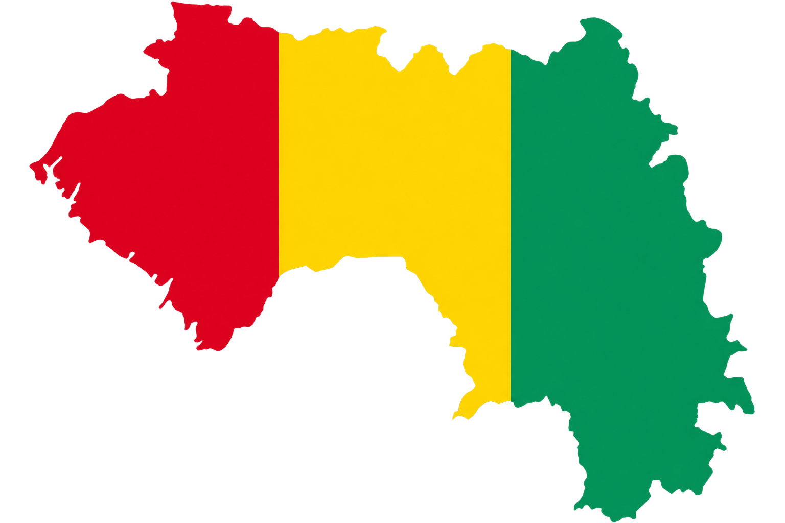 Carte de la République de Guinée